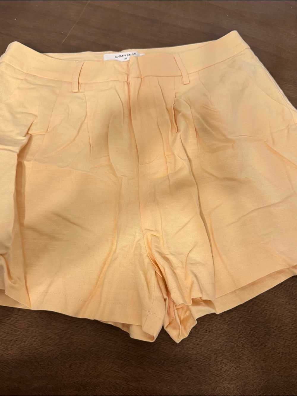 Cotton & Linen Pocket Detail Shorts - Picture 5 of 7